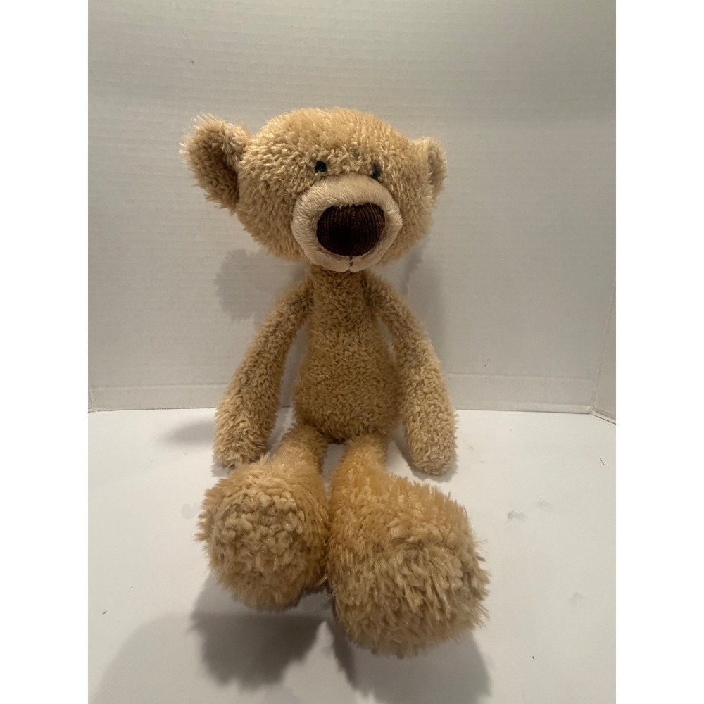 Gun, toothpick, bear, skinny teddy bear, plush animal brown 15 inches